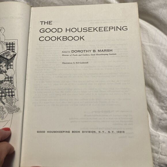 Vintage 1963 The Good Housekeeping Cookbook By Dorothy B. Marsh - Picture 5 of 16